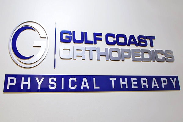 Gulf Coast Orthopedics Physical Therapy Sign